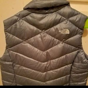 Blue northface vest